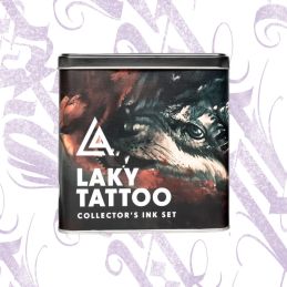 SET RADIANT COLORS LAKY  TATTOO 1OZ