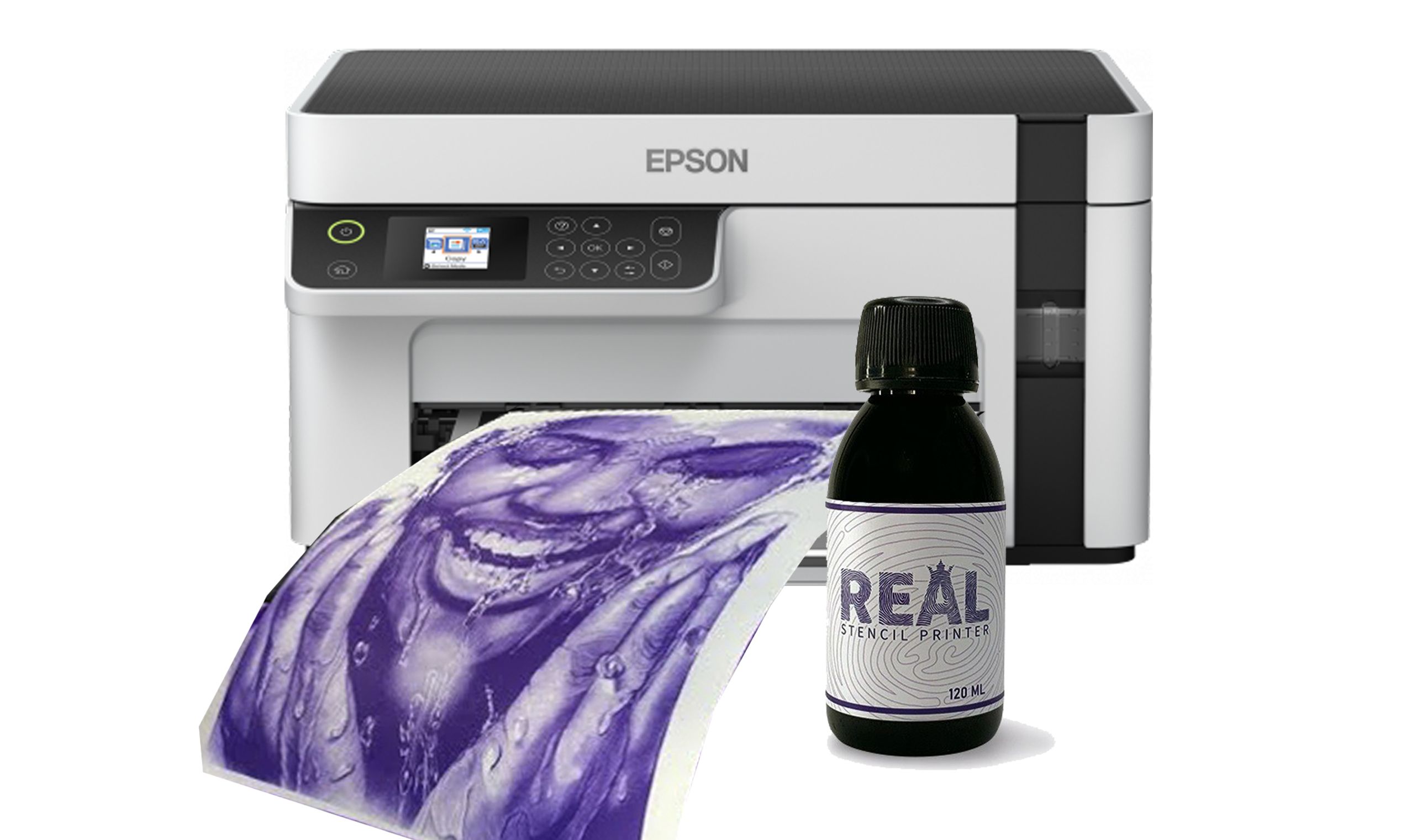 Tinta de impresora de plantillas de tatuaje para impresora de inyección de  tinta EcoTank - Botella de 4 oz