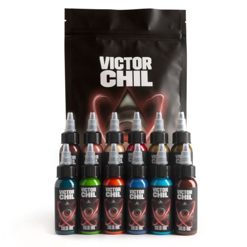 SOLID INK - VICTOR CHIL SET 1OZ | 12 CORES