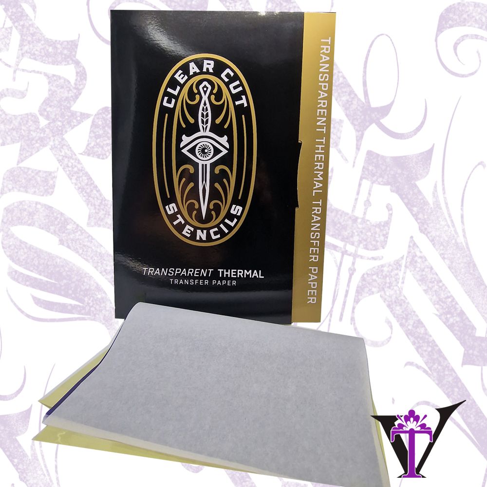 Clear Cut Transparent Thermal Transfer Paper - Eternal Tattoo Supply