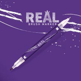 REAL BRUSH MARKER- BOLÍGRAFO DOBLE PARA FREEHAND