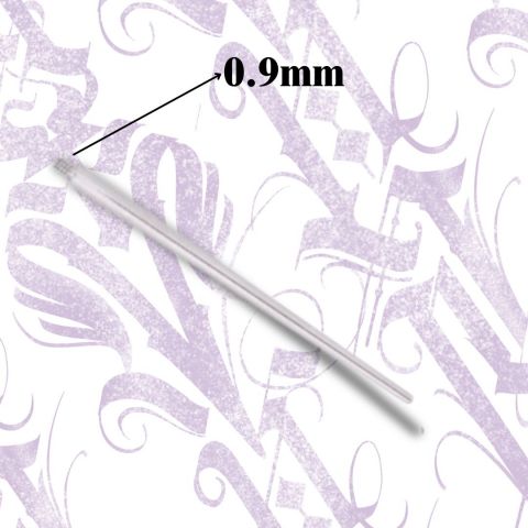 Pasador sin rosca (Pin Taper) enroscado para inserción 18G 0.9mm